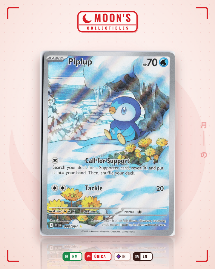 Piplup · Phantasmal Flames #098/094 · NM