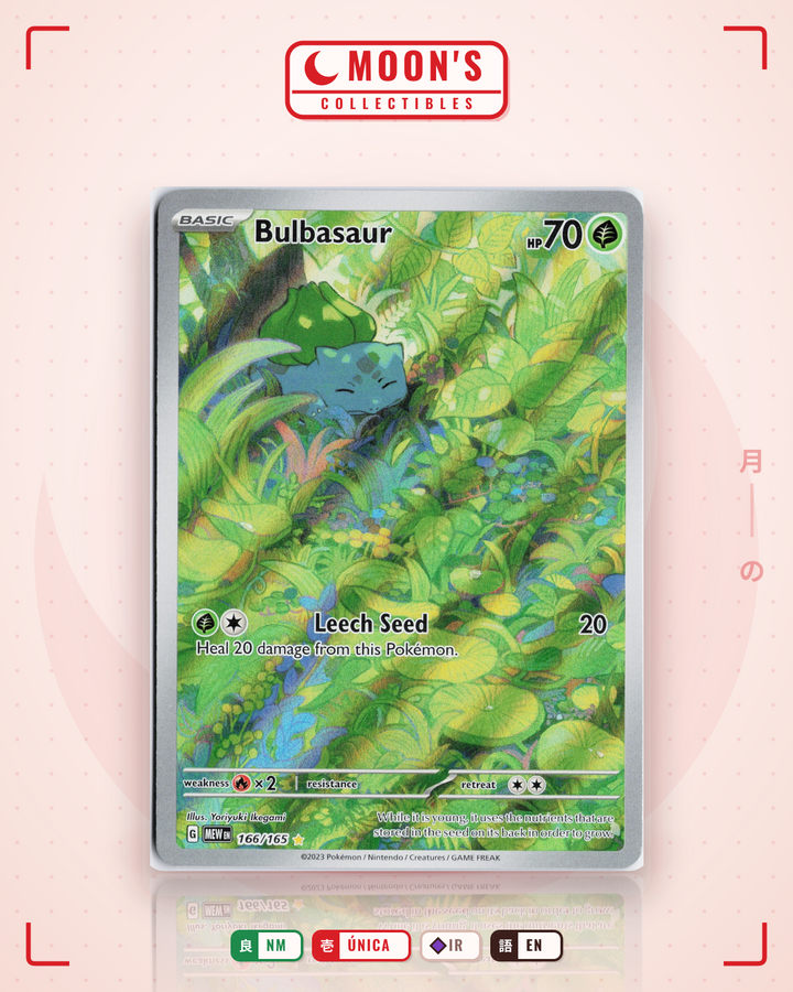 Bulbasaur · 151 #166/165 · NM