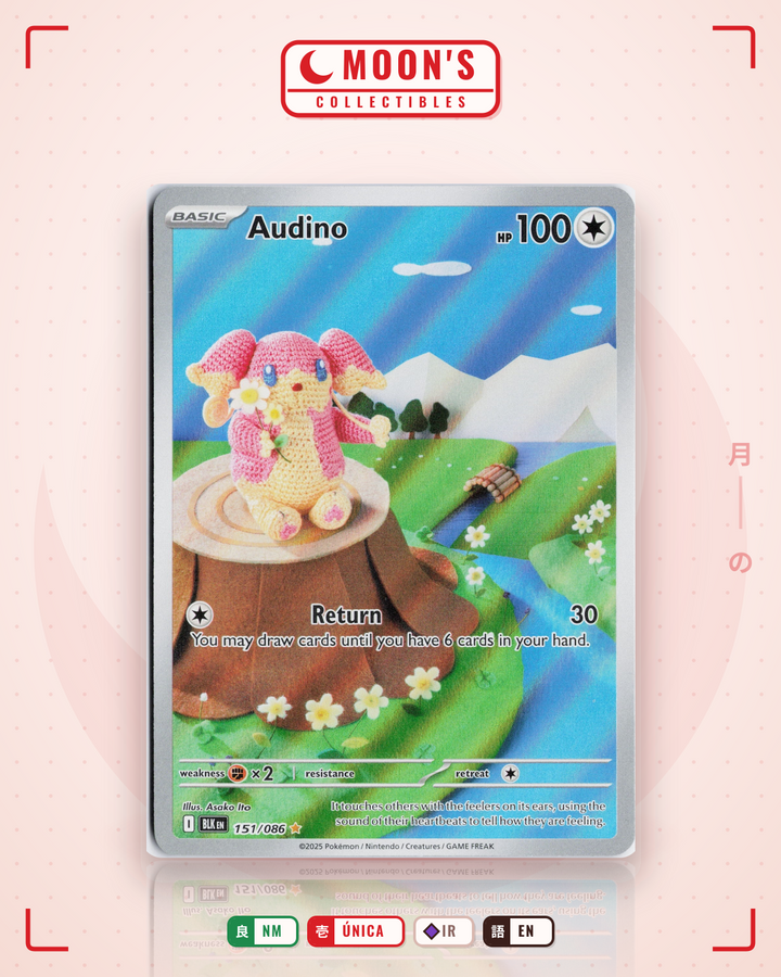 Audino · Black Bolt #151/086 · NM