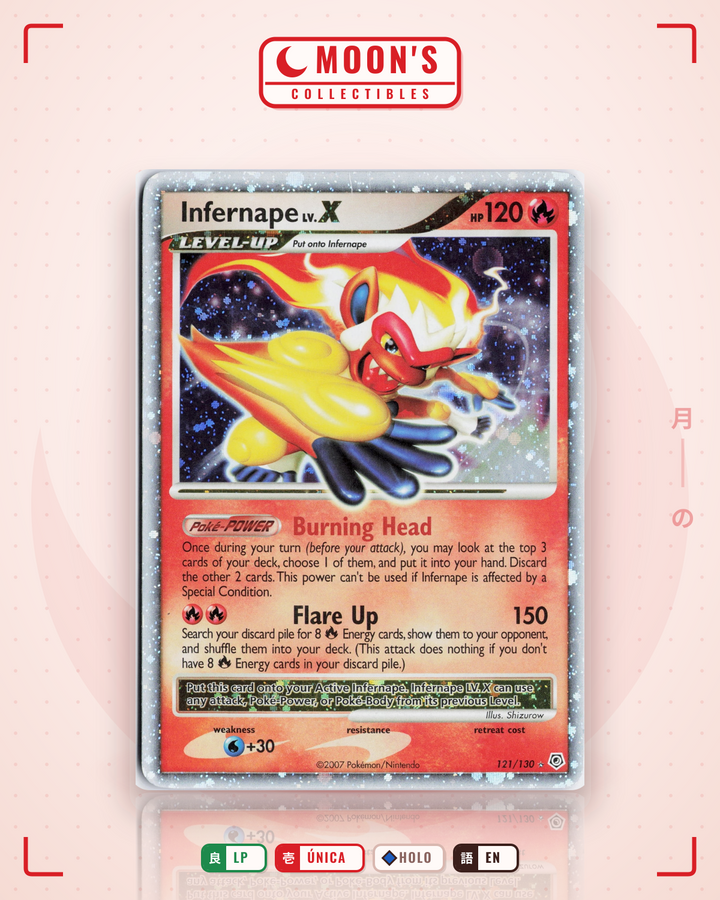 Infernape LV.X · Diamond & Pearl #121/130 · LP