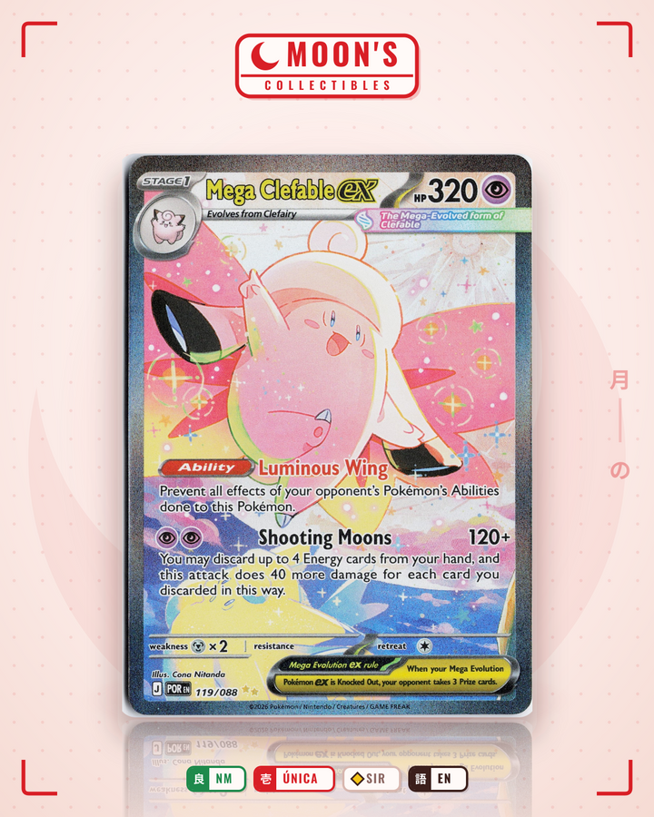Mega Clefable ex · Perfect Order #119/088 · NM
