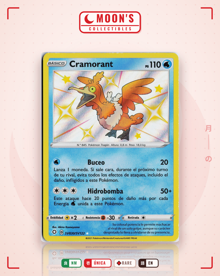 Cramorant · Shining Fates Shiny Vault #SV030/SV122 · NM