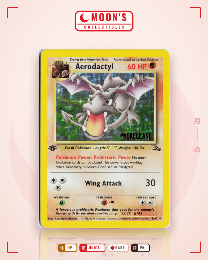 Aerodactyl · Fossil #16/62 · HP