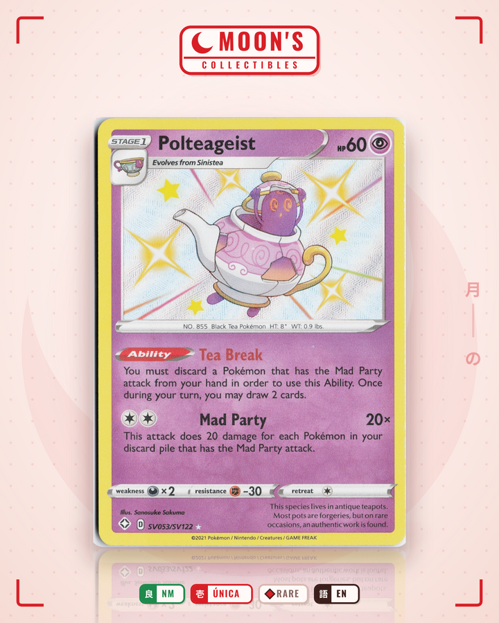 Polteageist · Shining Fates Shiny Vault #SV053/SV122 · NM