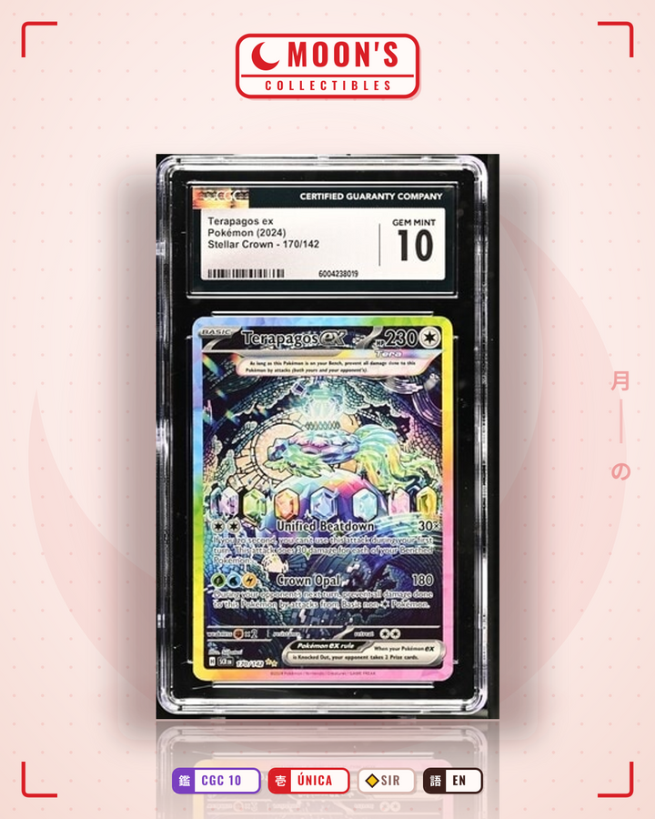 Terapagos ex · Stellar Crown #170/142 · CGC 10
