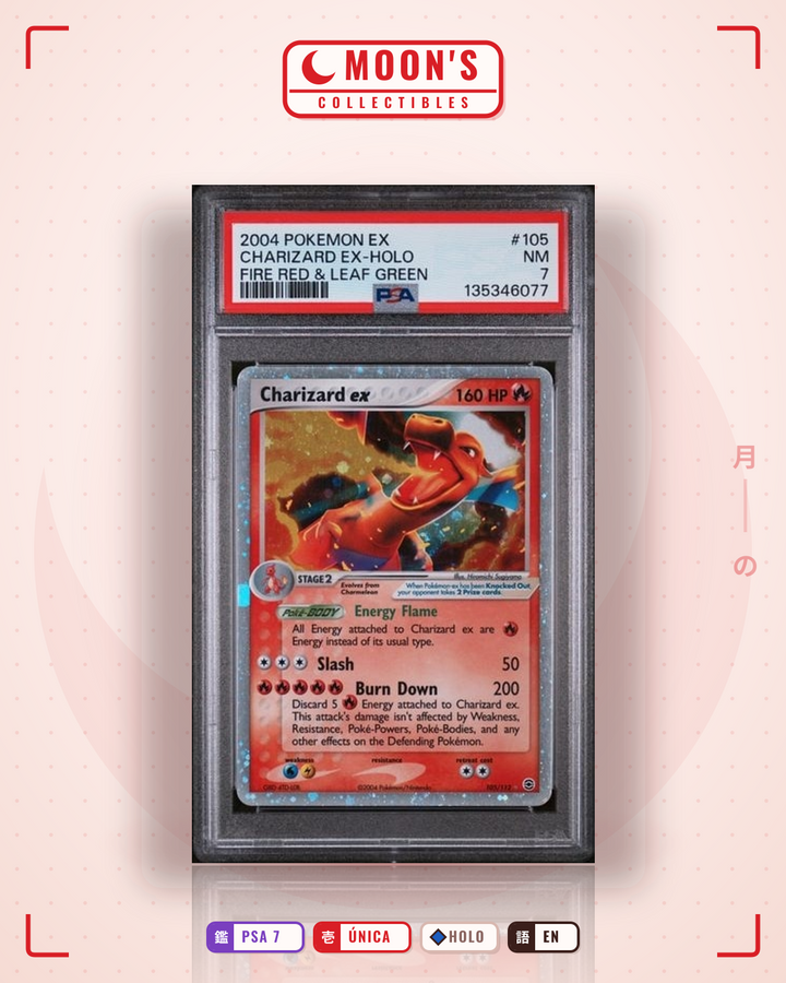 Charizard ex · FireRed & LeafGreen #105/112 · PSA 7