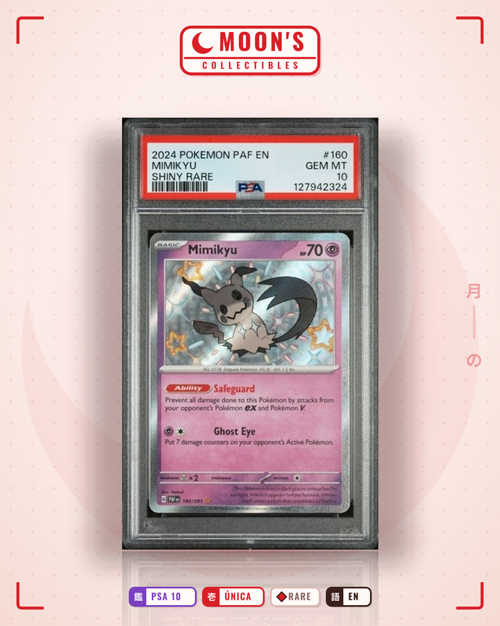 Mimikyu · Paldean Fates #160/091 · PSA 10
