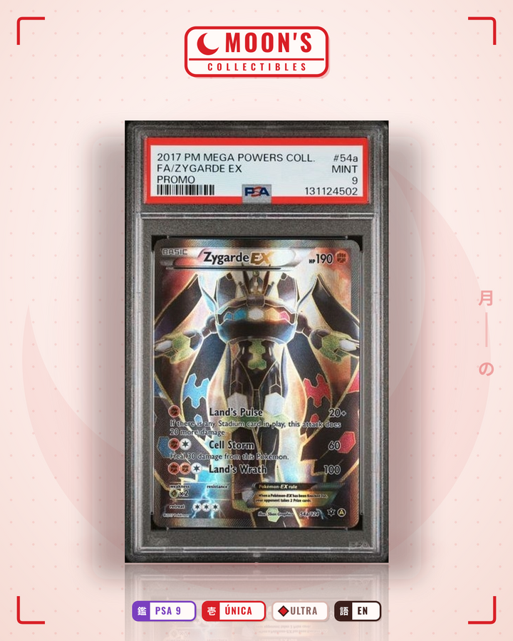 Zygarde-EX · Fates Collide #54a/124 · PSA 9