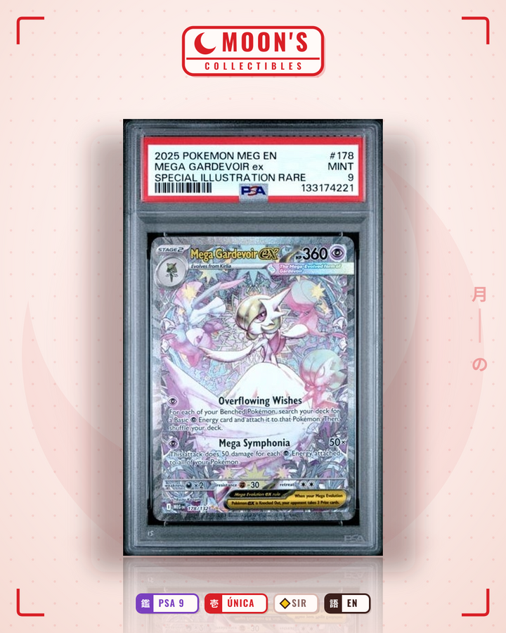 Mega Gardevoir ex · Mega Evolution #178/132 · PSA 9