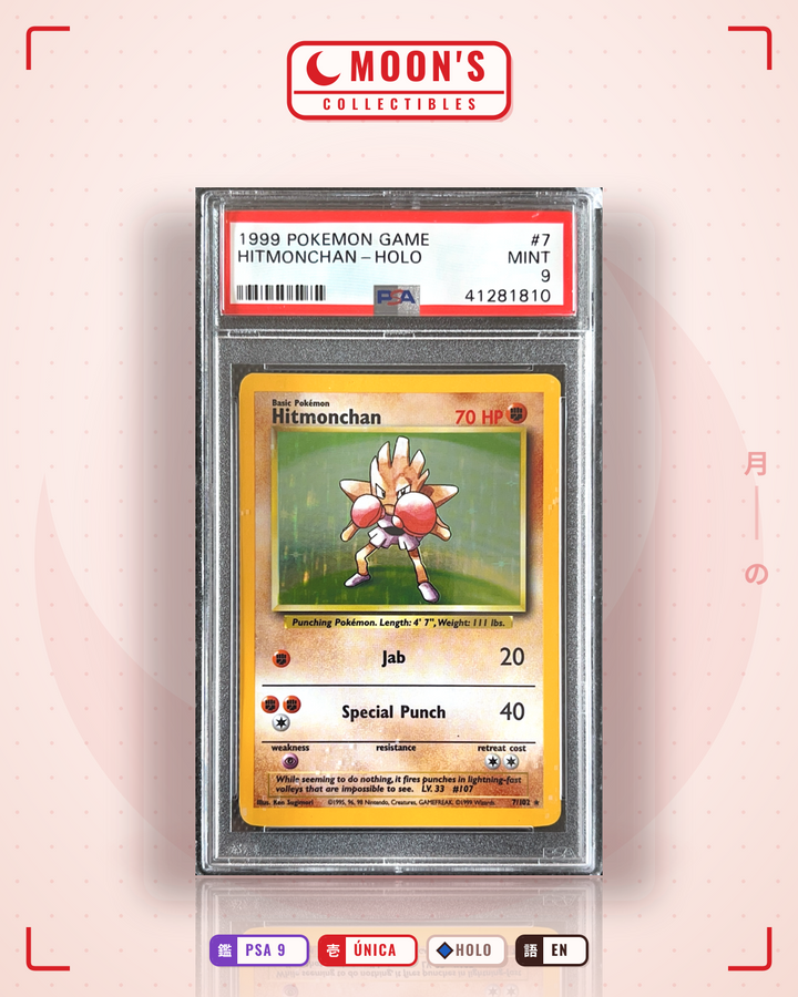 Hitmonchan · Base #7/102 · PSA 9