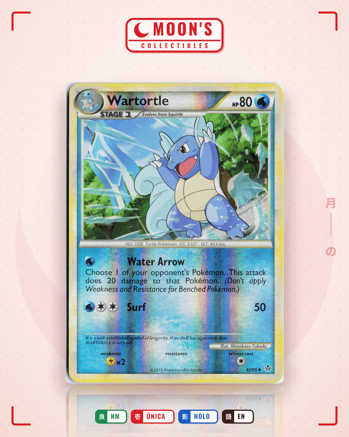 Wartortle · HS—Unleashed #42/95 · NM
