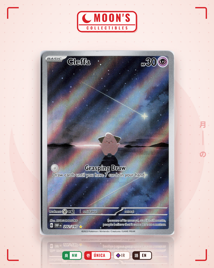 Cleffa · Obsidian Flames #202/197 · NM