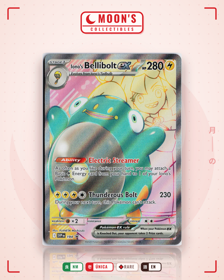 Iono's Bellibolt ex · Scarlet & Violet Black Star Promos #194 · NM