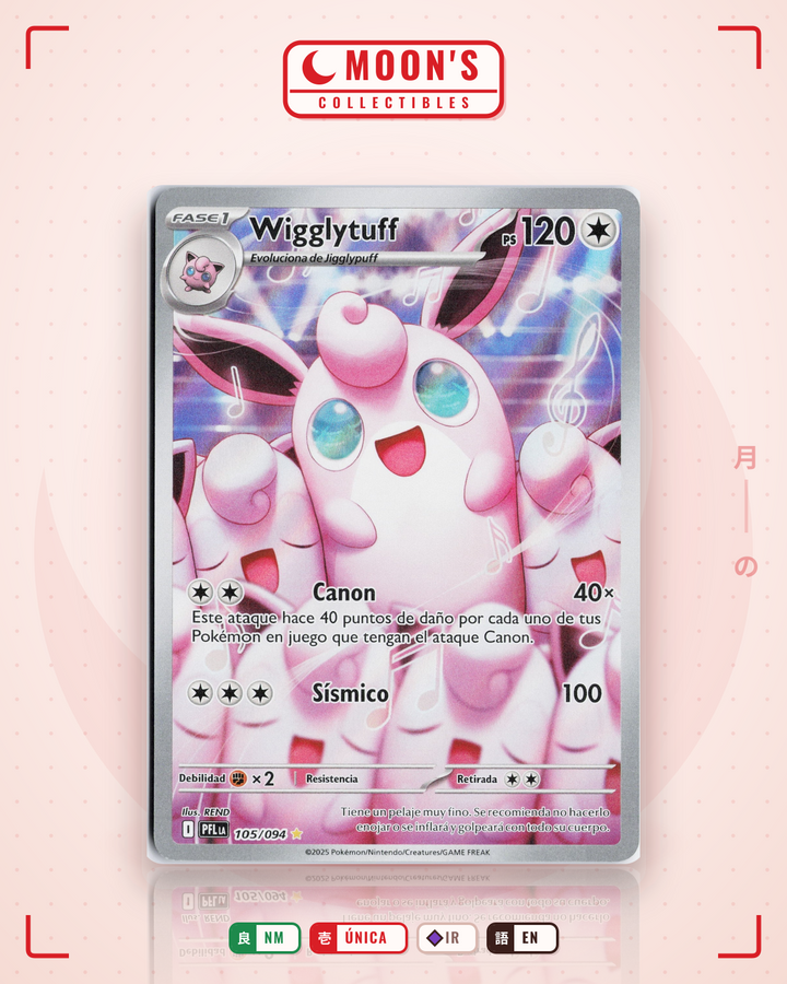Wigglytuff · Phantasmal Flames #105/094 · NM