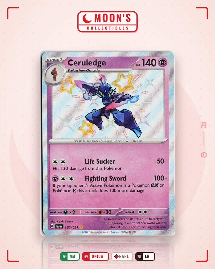 Ceruledge · Paldean Fates #162/091 · NM
