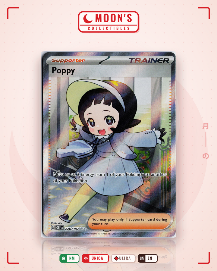 Poppy · Obsidian Flames #220/197 · NM