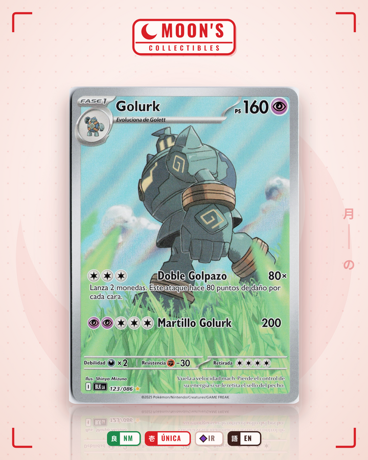Golurk · Black Bolt #123/086 · NM