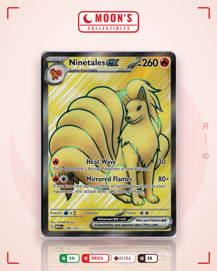Ninetales ex · 151 #186/165 · NM