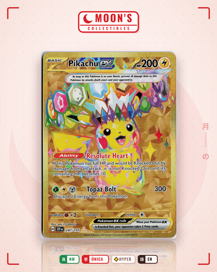 Pikachu ex · Surging Sparks #247/191 · NM