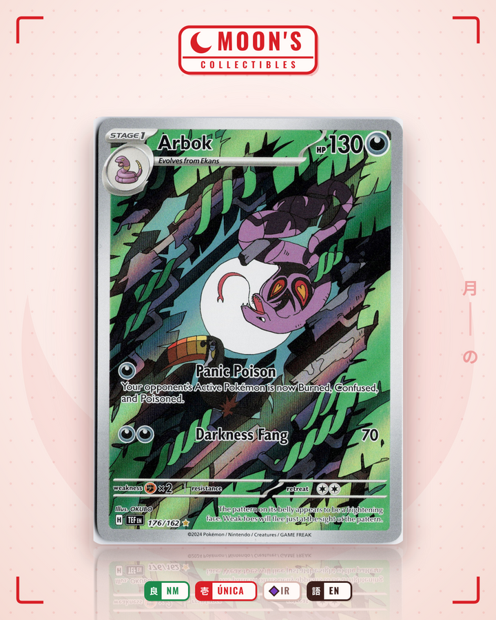 Arbok · Temporal Forces #176/162 · NM
