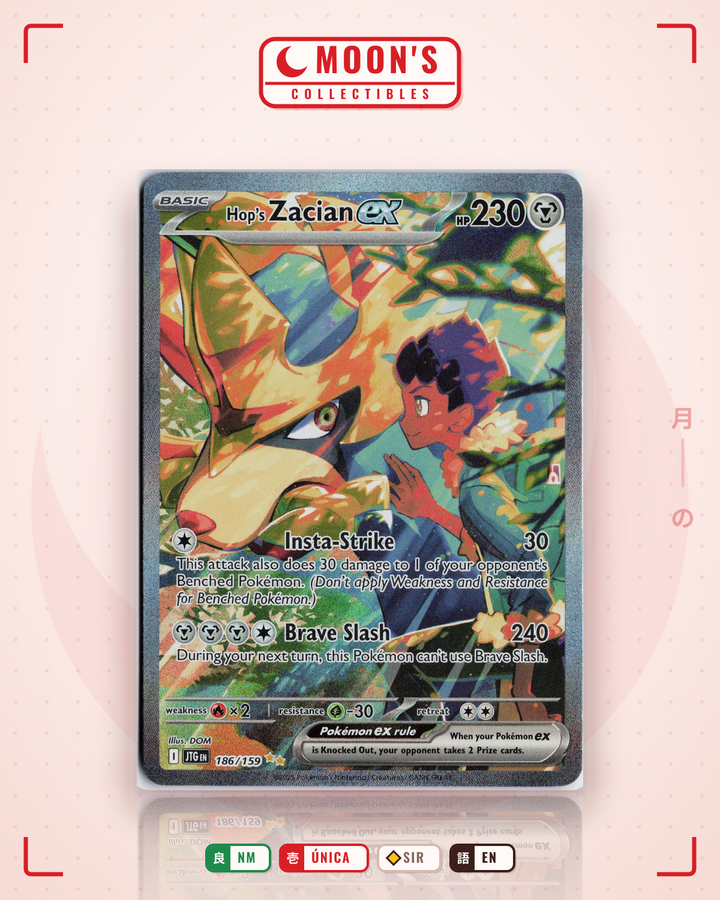 Hop's Zacian ex · Journey Together #186/159 · NM