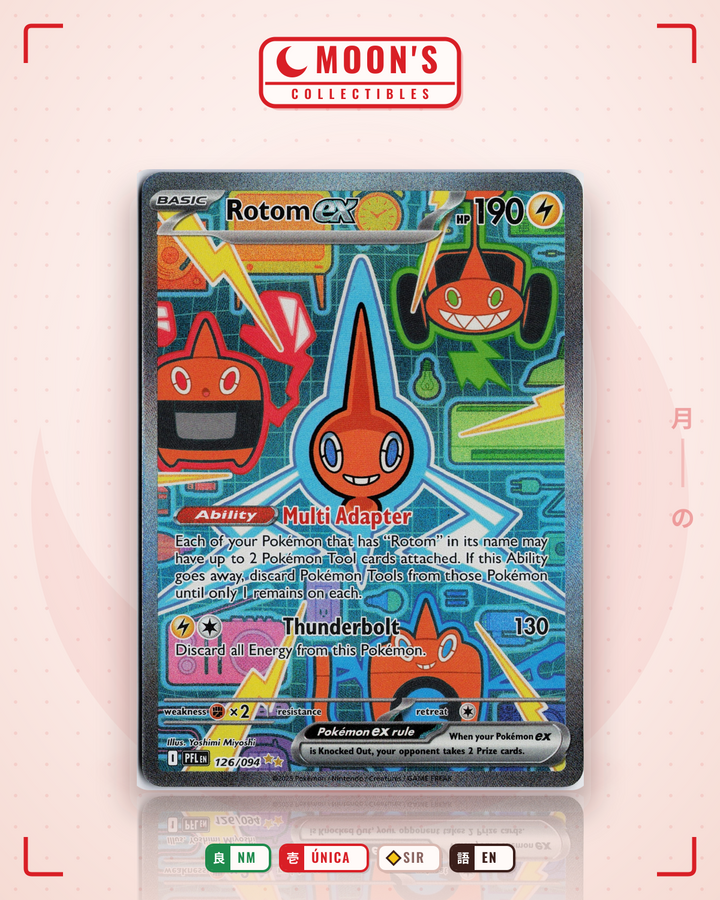 Rotom ex · Phantasmal Flames #126/094 · NM