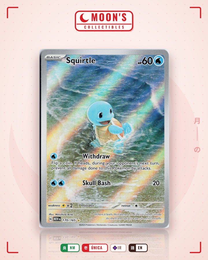 Squirtle · 151 #170/165 · NM
