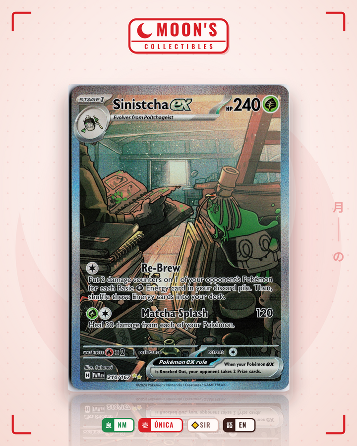 Sinistcha ex · Twilight Masquerade #210/167 · NM