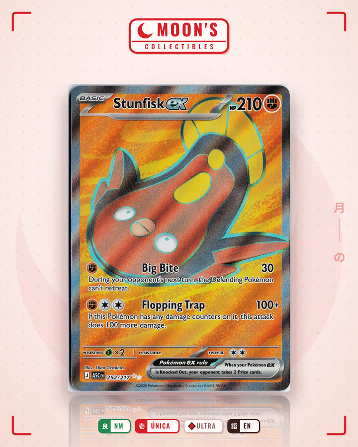 Stunfisk ex · Ascended Heroes #252/217 · NM