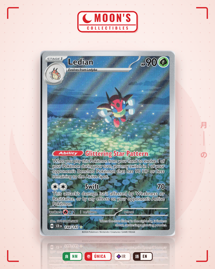 Ledian · Stellar Crown #144/142 · NM