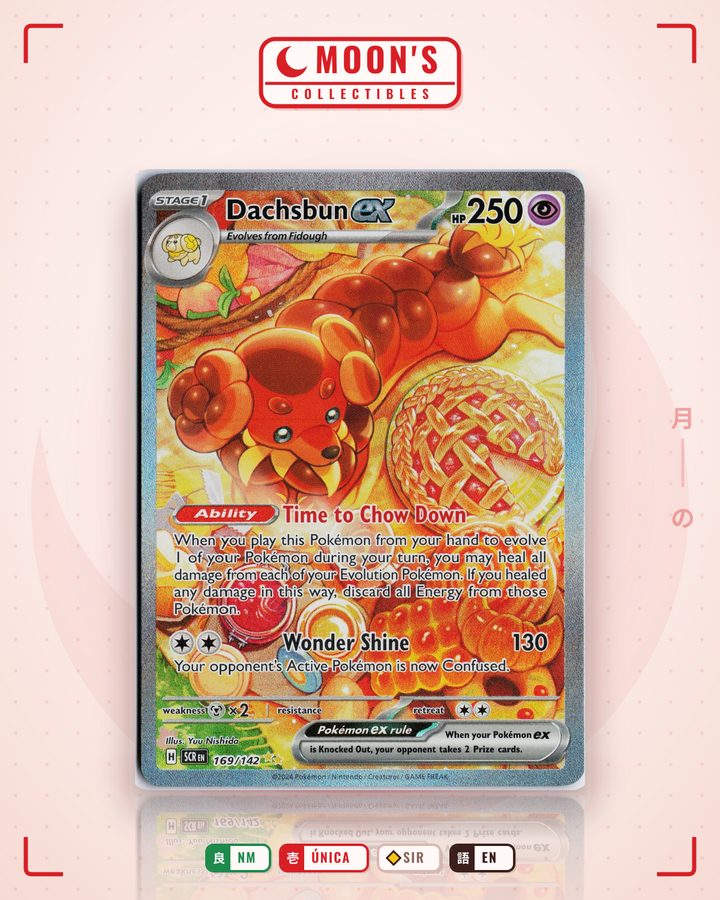 Dachsbun ex · Stellar Crown #169/142 · NM