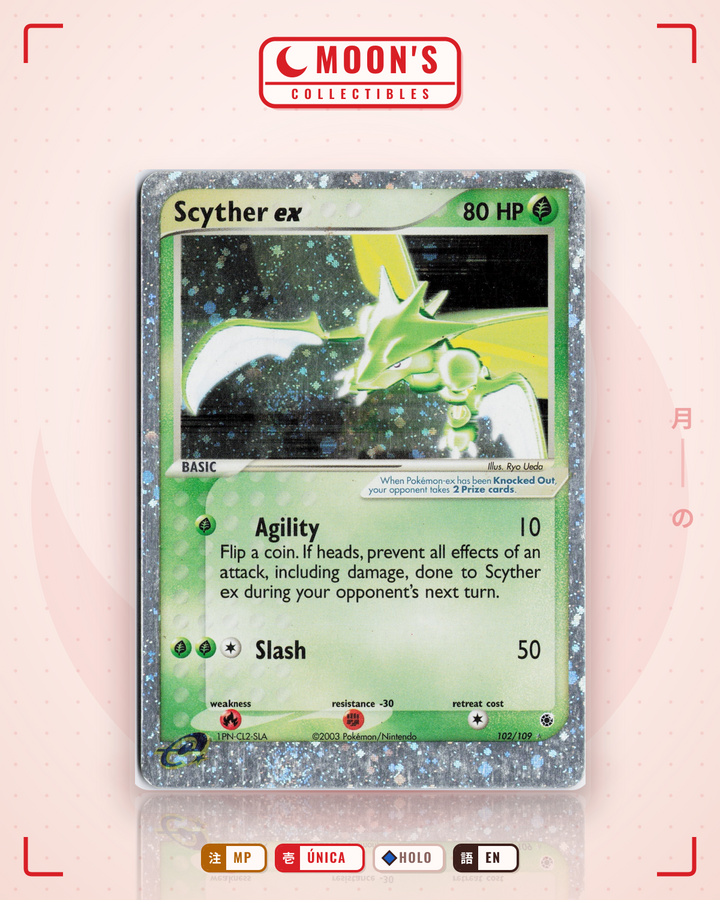 Scyther ex · Ruby & Sapphire #102/109 · MP