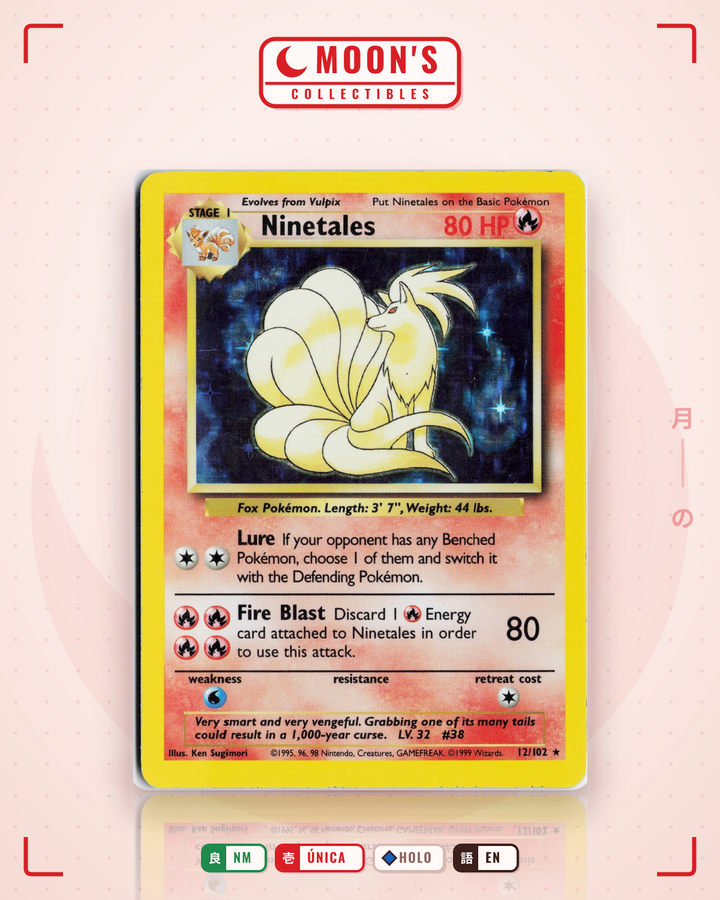 Ninetales · Base #12/102 · NM