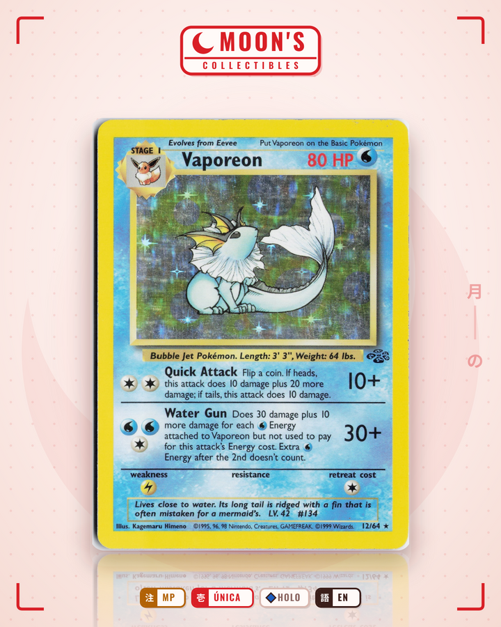 Vaporeon · Jungle #12/64 · MP