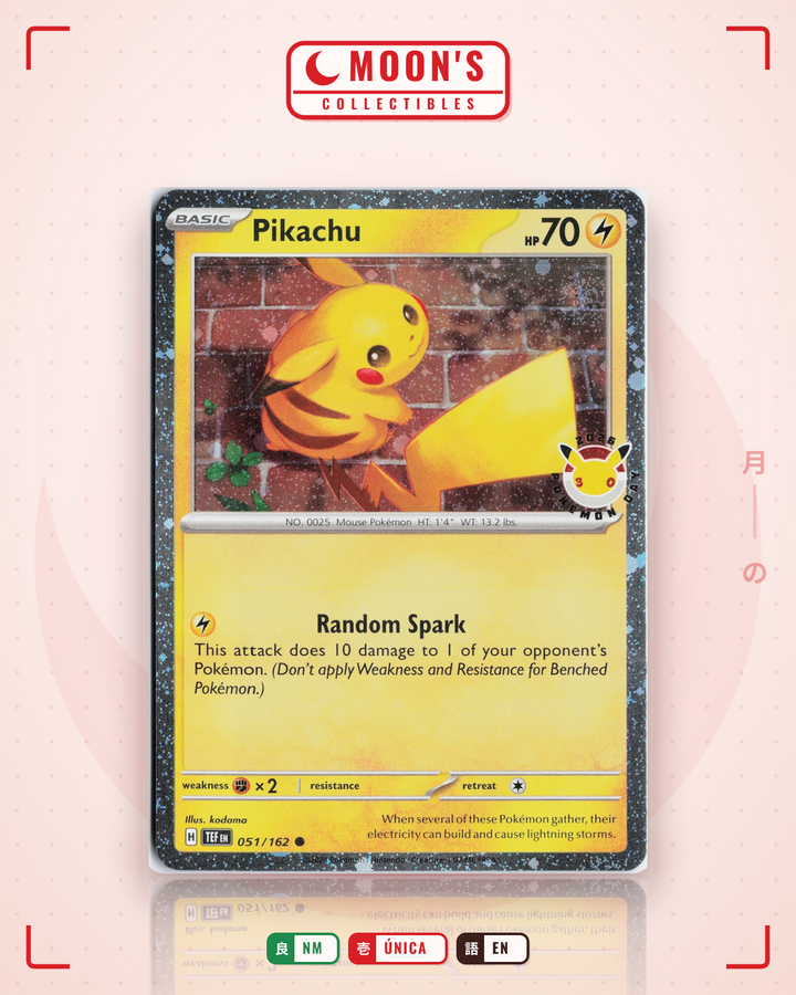 Pikachu · Temporal Forces #051/162 · NM