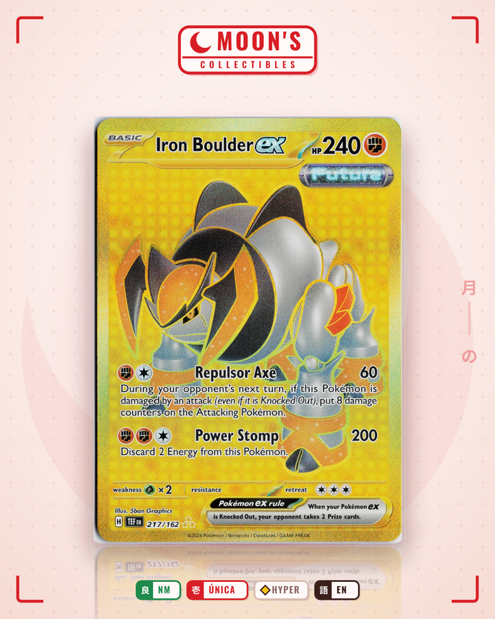 Iron Boulder ex · Temporal Forces #217/162 · NM