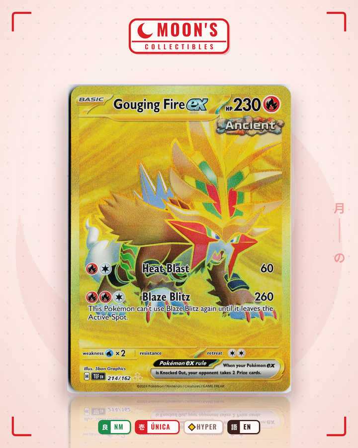 Gouging Fire ex · Temporal Forces #214/162 · NM