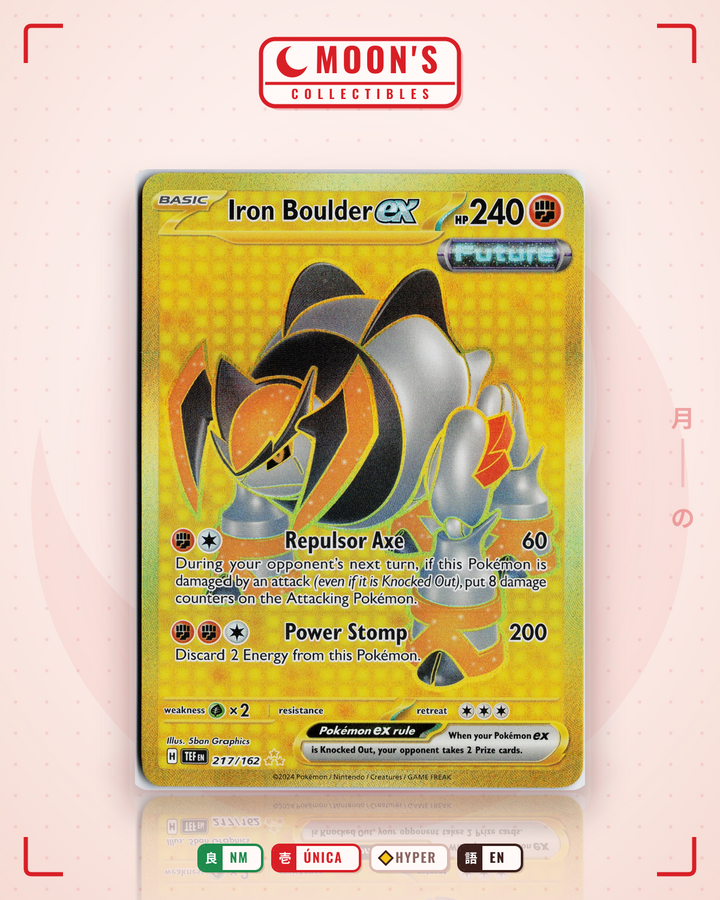 Iron Boulder ex · Temporal Forces #217/162 · NM