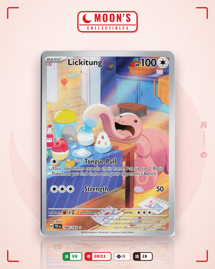 Lickitung · Temporal Forces #180/162 · NM