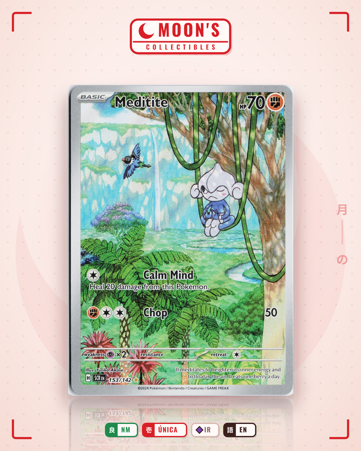 Meditite · Stellar Crown #153/142 · NM