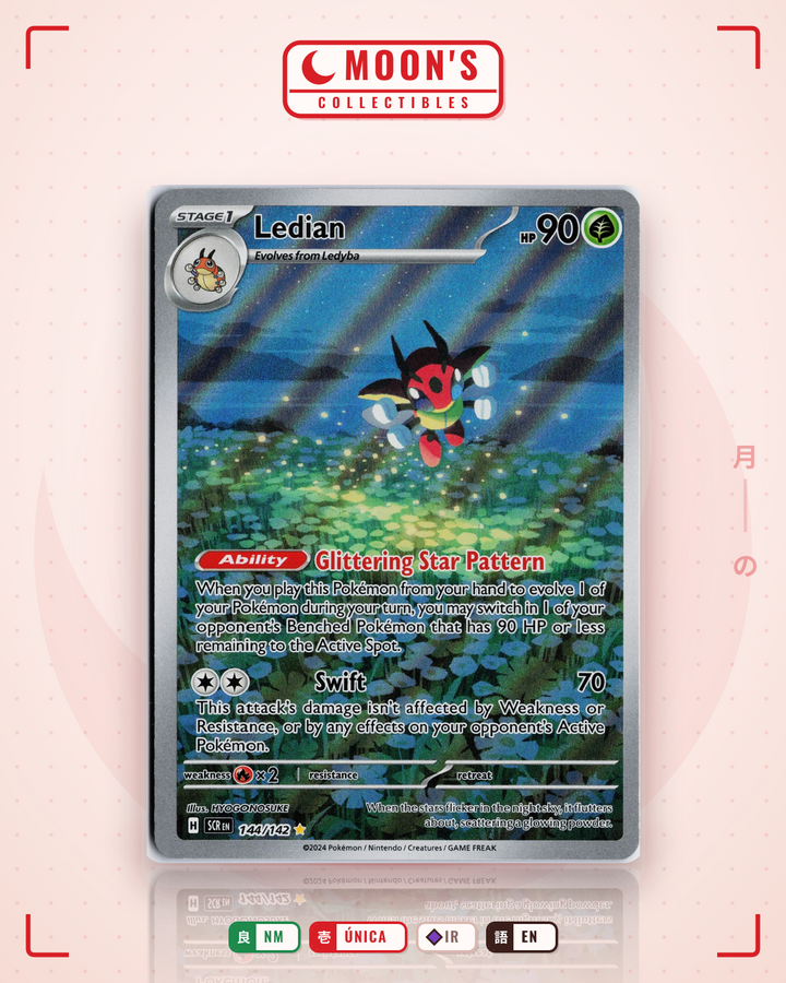 Ledian · Stellar Crown #144/142 · NM