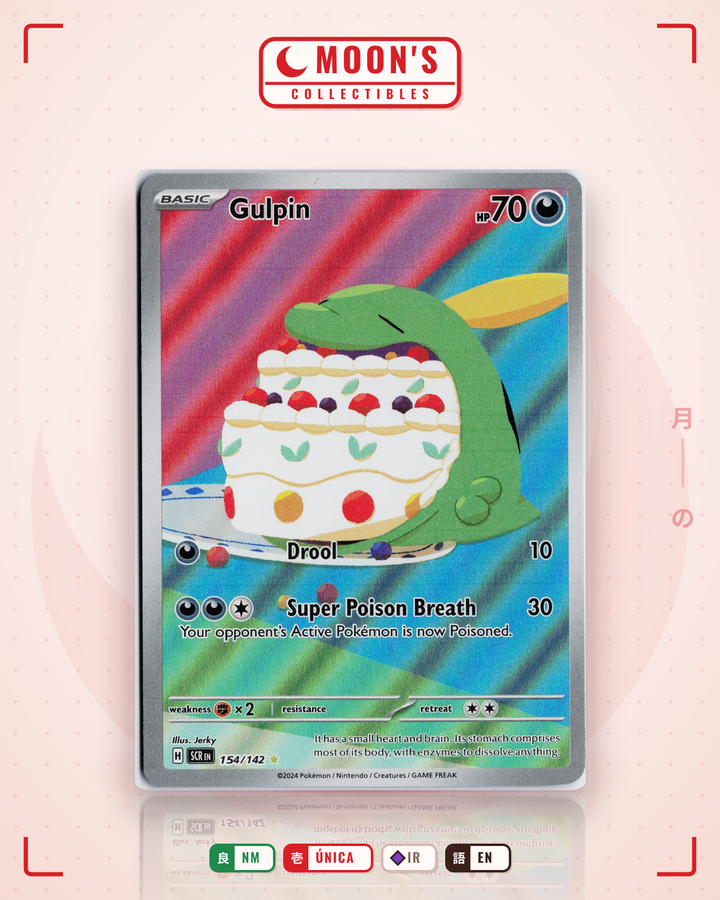 Gulpin · Stellar Crown #154/142 · NM
