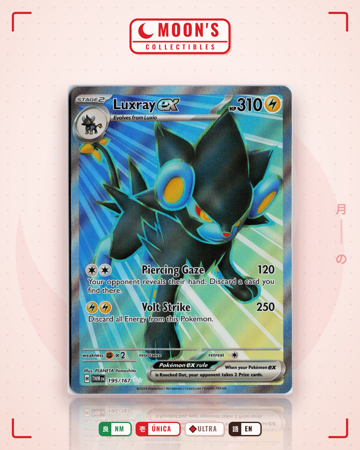 Luxray ex · Twilight Masquerade #195/167 · NM