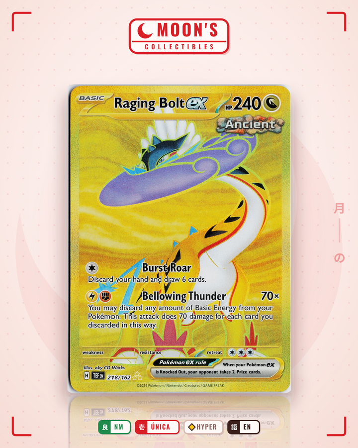 Raging Bolt ex · Temporal Forces #218/162 · NM