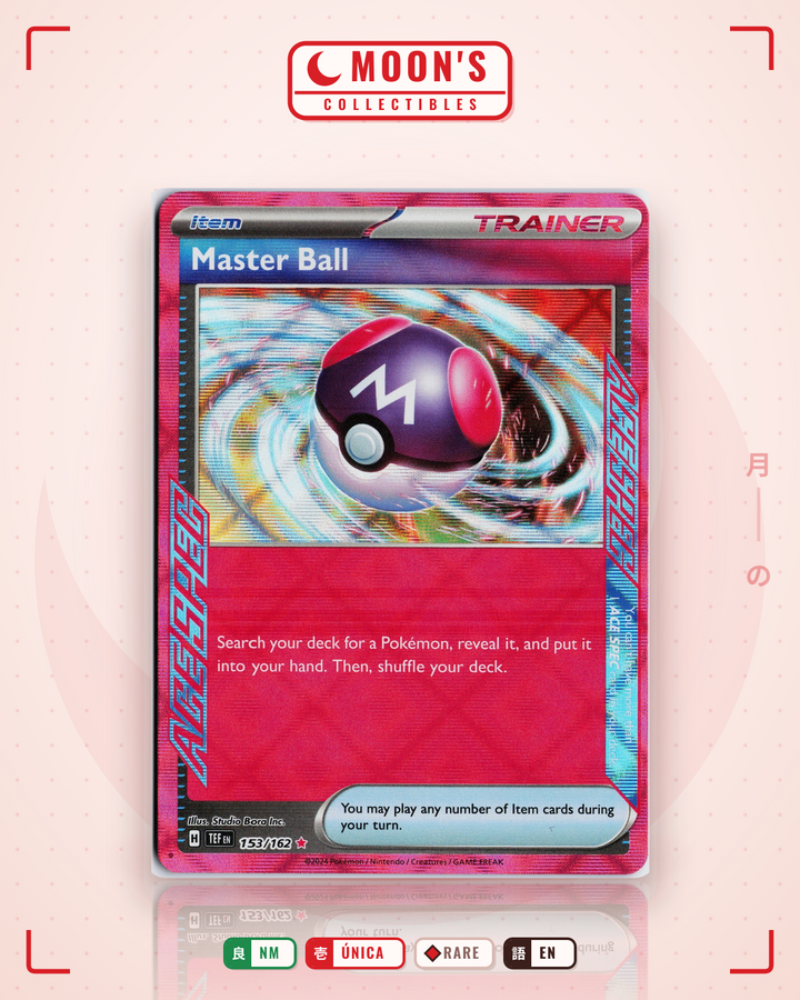 Master Ball · Temporal Forces #153/162 · NM