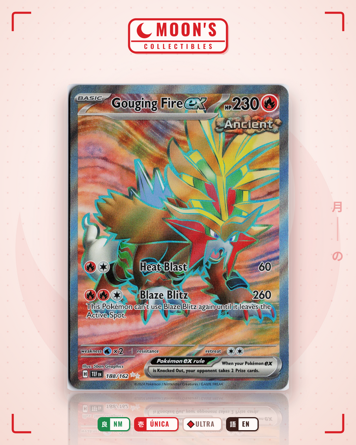 Gouging Fire ex · Temporal Forces #188/162 · NM