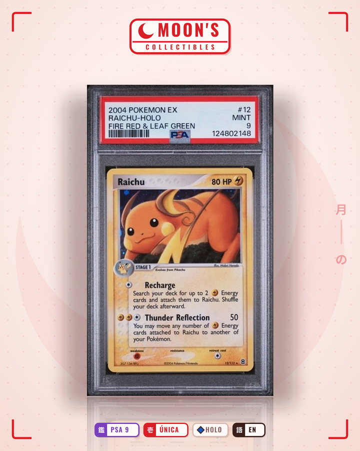 Raichu · FireRed & LeafGreen #12/112 · PSA 9