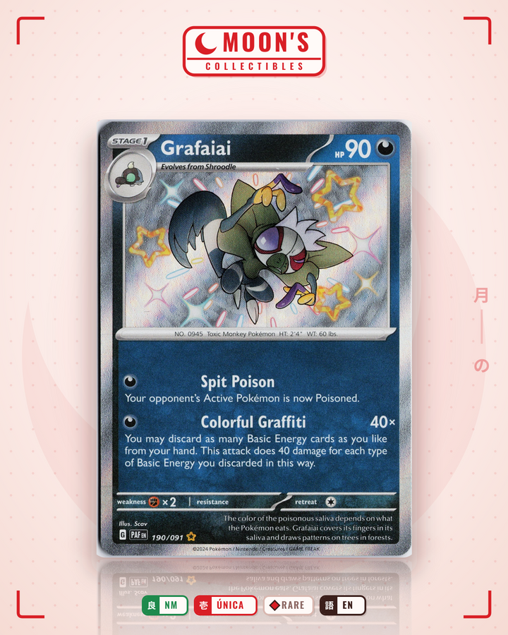 Grafaiai · Paldean Fates #190/091 · NM