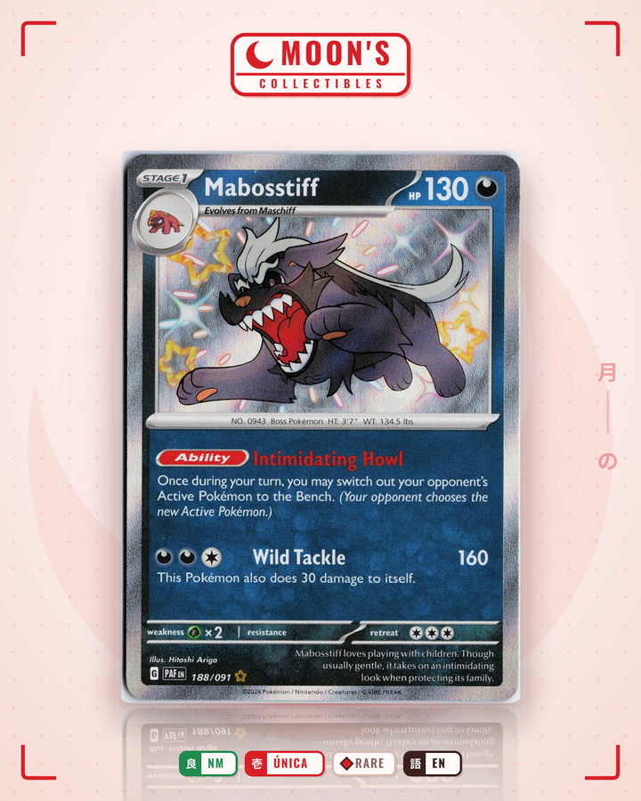 Mabosstiff · Paldean Fates #188/091 · NM