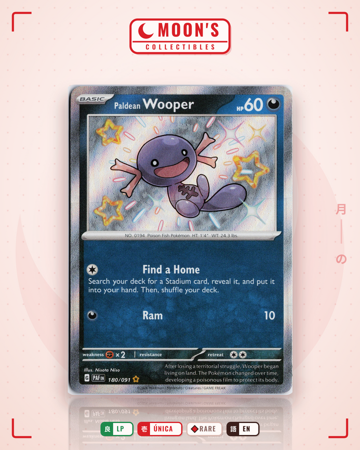Paldean Wooper · Paldean Fates #180/091 · LP